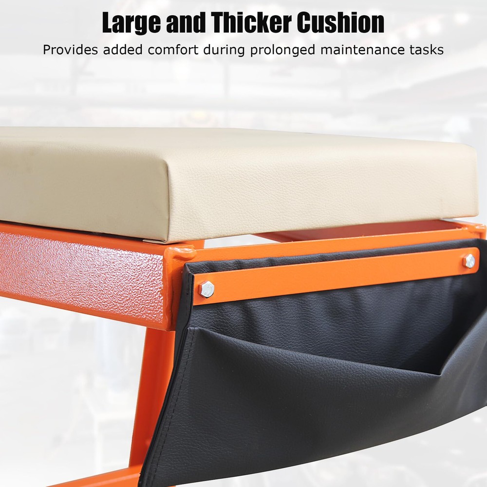 💯Adjustable Car Engine Creeper Thick Padded Deck Foldable Car Creeper 400 lbs