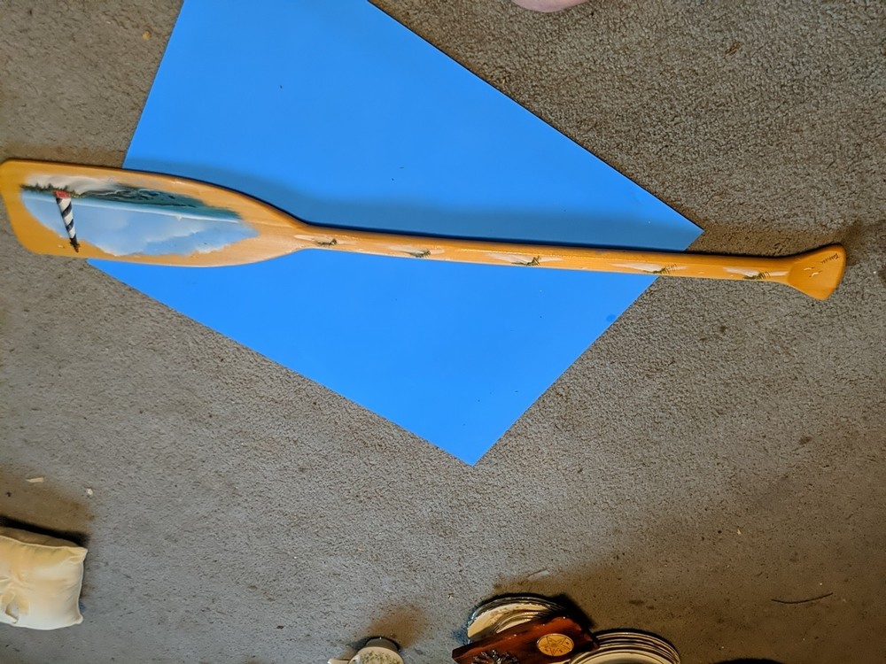 Single Blade Paddle Hand Painted