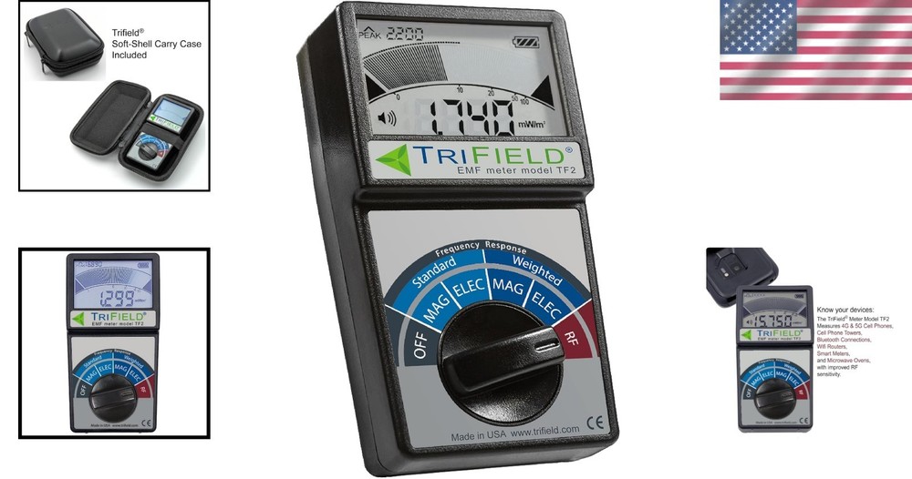 Professional-Grade EMF Meter - Analyze Electromagnetic Fields Effectively