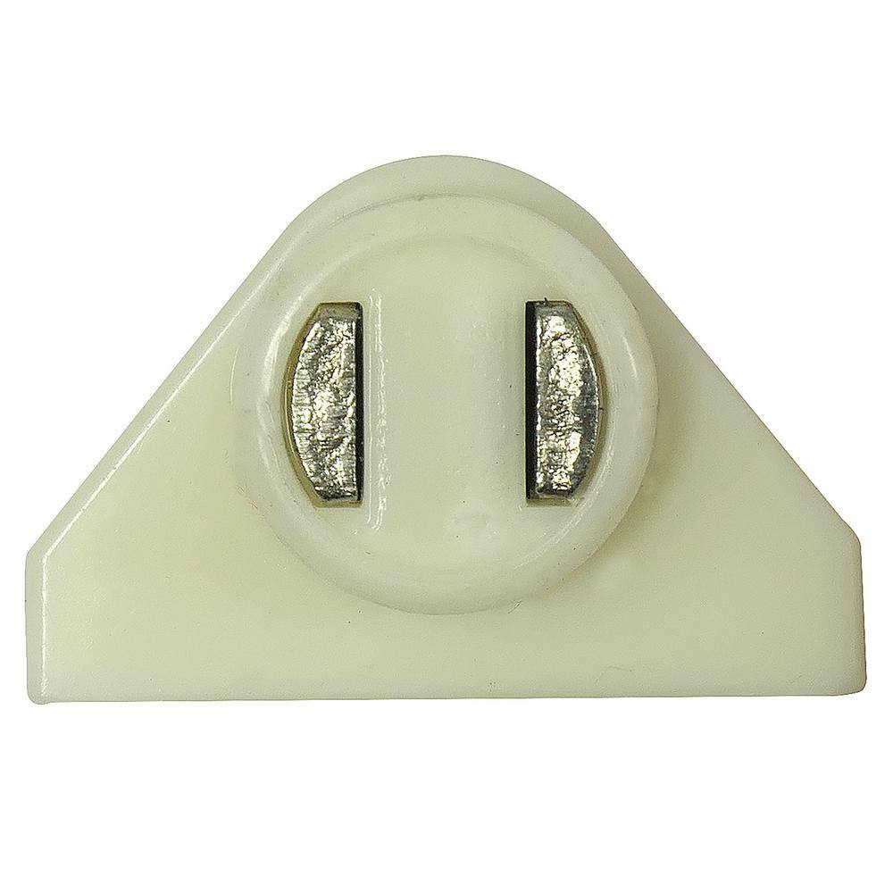 White Touch Latch Cabinet Latch (25-Pack)