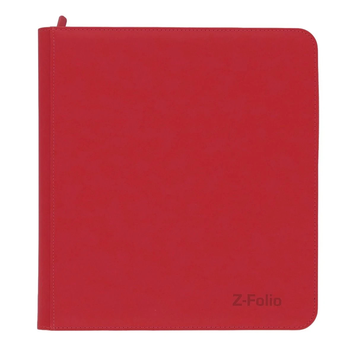 BCW Z-Folio 12-Pocket ZIPPER Album - Red - FREE SHIP