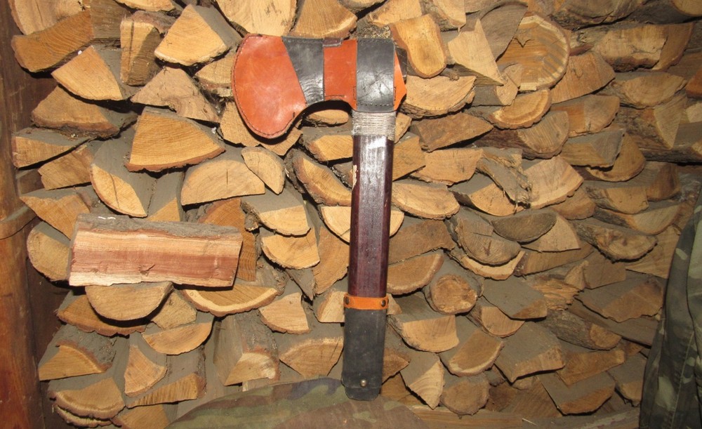 Old Original Cossack Battle Ax , 16th-17th century + case
