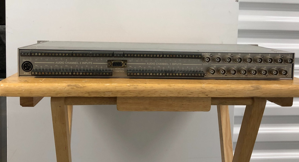 Sierra Video Systems 16x16 Video Router Switcher Rackmount Unit - #E