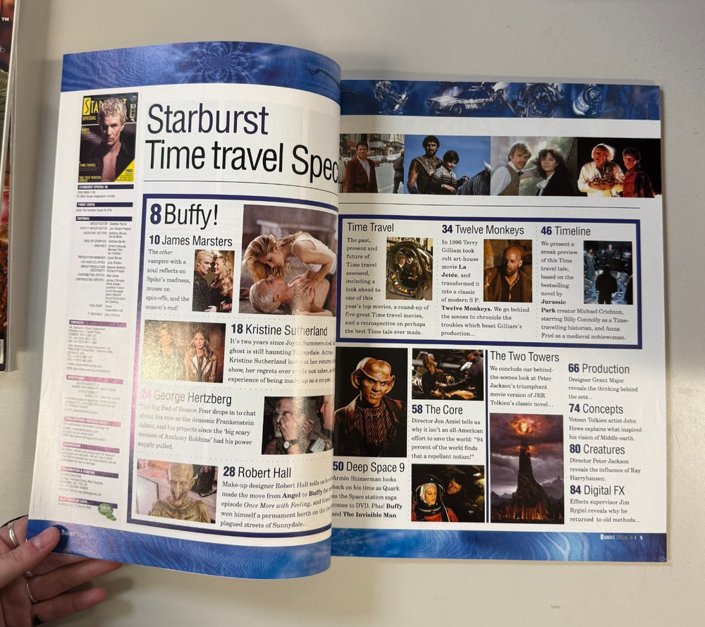 Buffy The Vampire Slayer 8 STARBURST Buffy Feature Article MAGAZINES BUNDLE