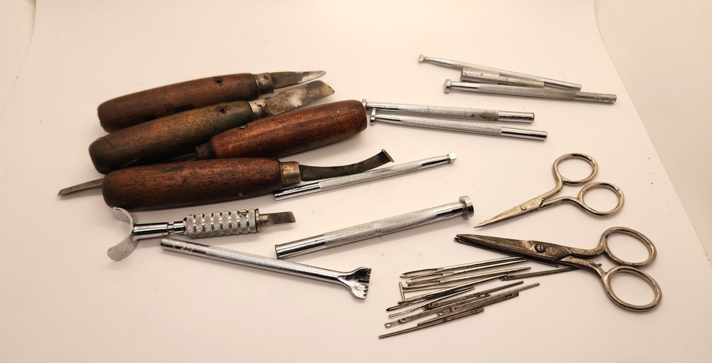 Vintage Craftool Co Hand Tools Leather Hand Tools Hyde Scissors Needles