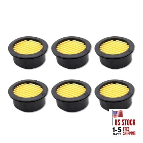 Pack of 6 Air Compressor Silencer Replacement Air Compressor Intake Elements