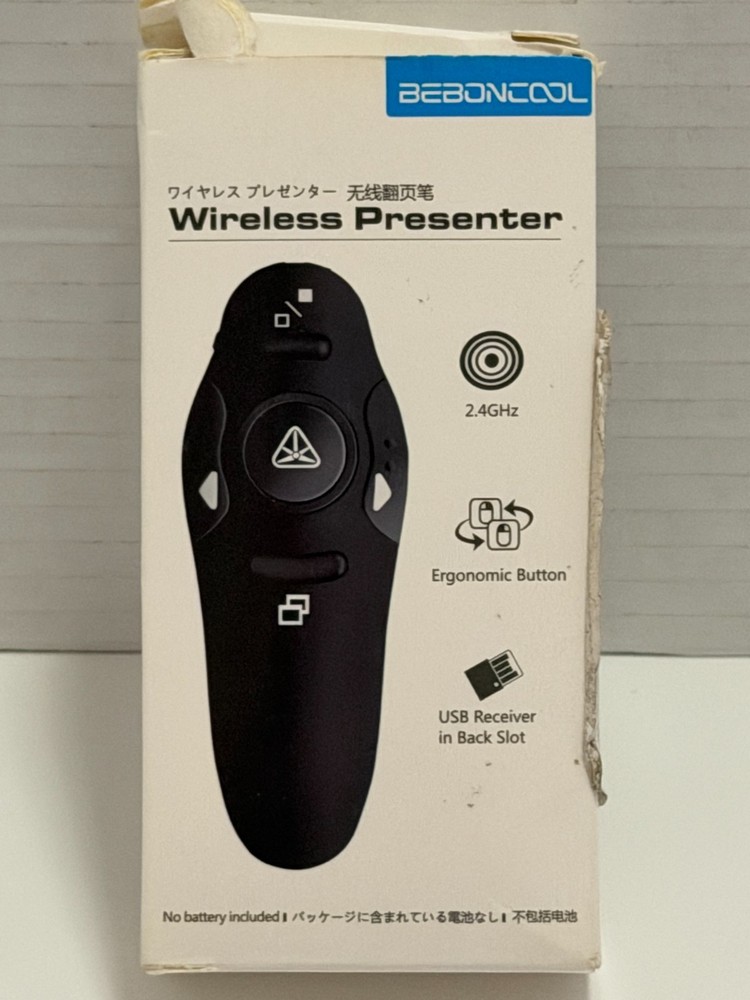 Presentation Clicker Wireless Presenter Remote USB Control Powerpoint PPT Cli...