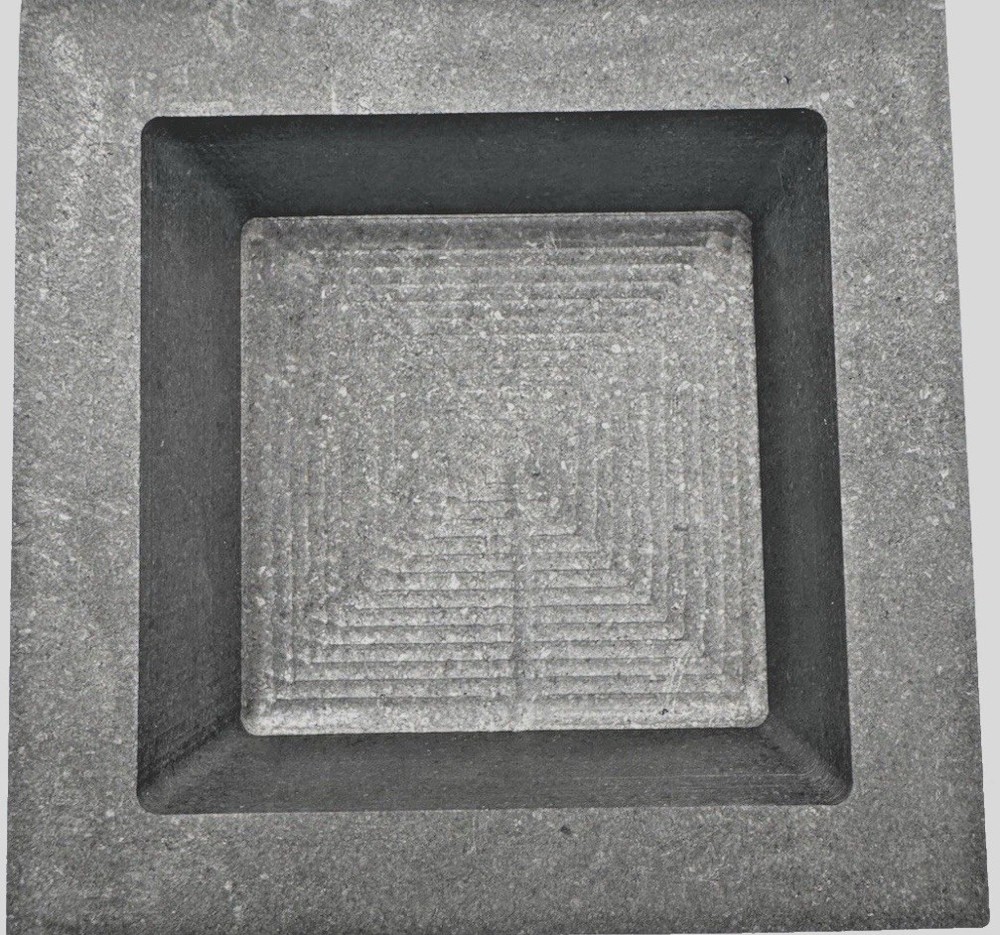 Graphite Ingot Mold For Casting 200 oz Gold Square