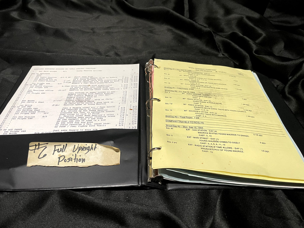 Northern Exposure Script with Cast Polaroids - Full Upright Position