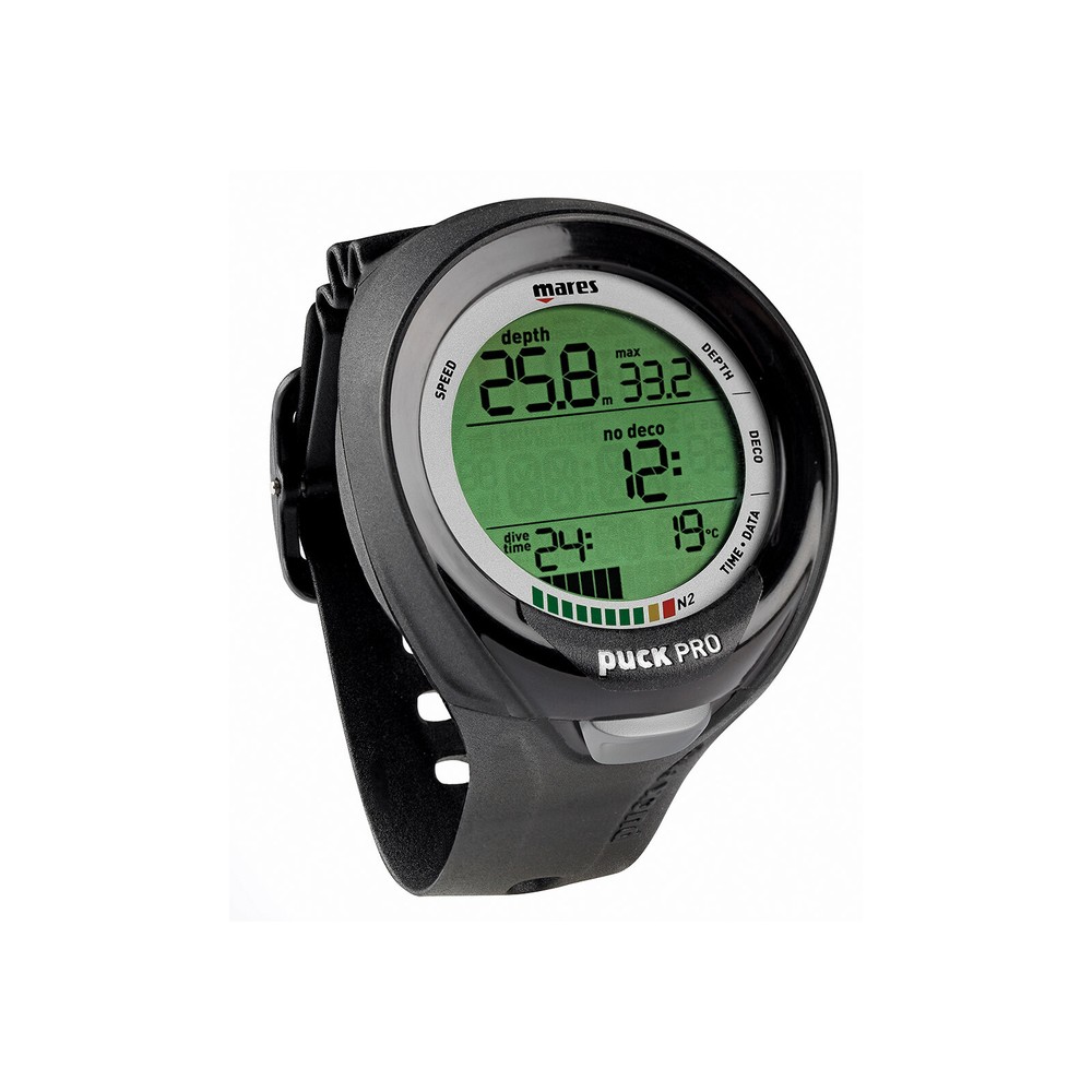 Mares Puck Pro + Dive Computer Scuba Diving Watch 414135 Black