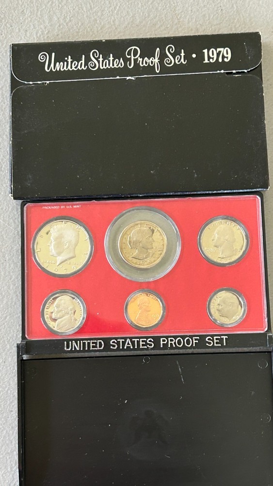 5 US Mint Proof Sets 1978 - 1982 OGP “S” Mint Mark