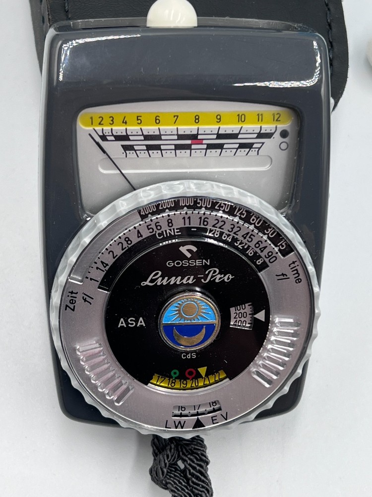 ⭐⭐Gossen Luna-Pro Exposure Meter with Vari-Angle Tele Attachment (Excellent!!)⭐⭐