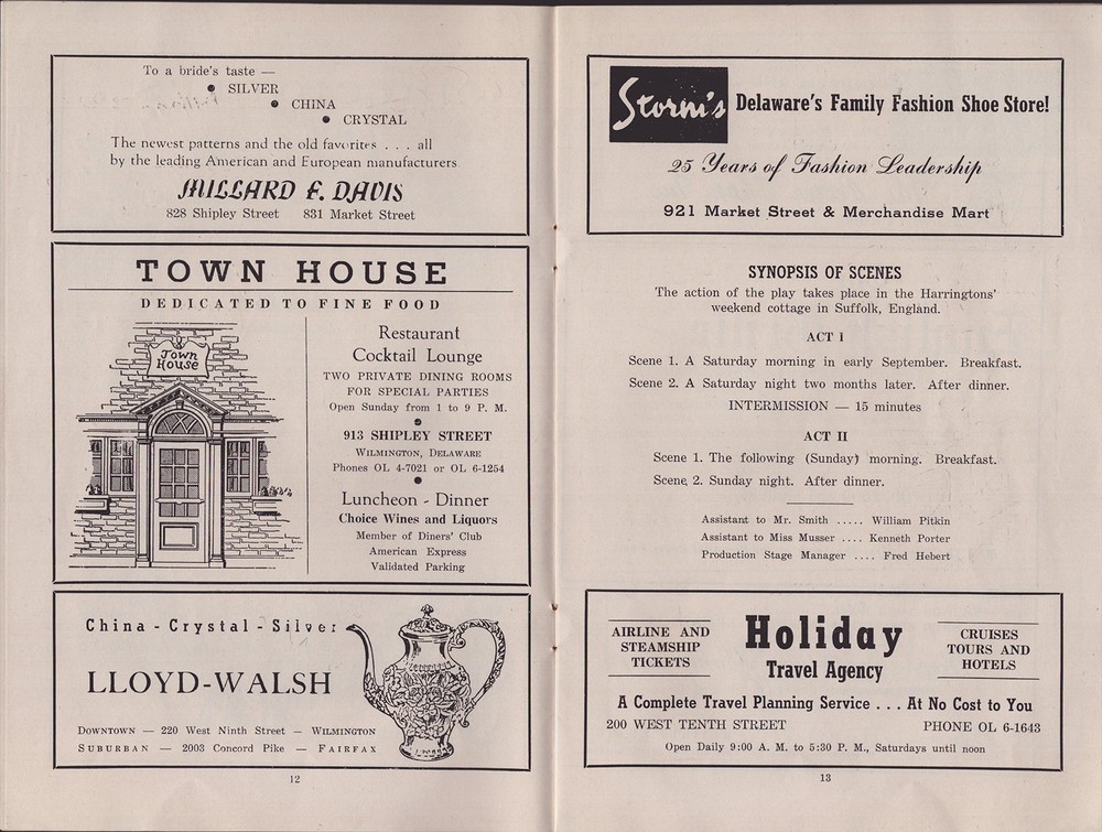 FIVE FINGER EXERCISE PLAY CAST - PROGRAM SIGNED WITH CO-SIGNERS