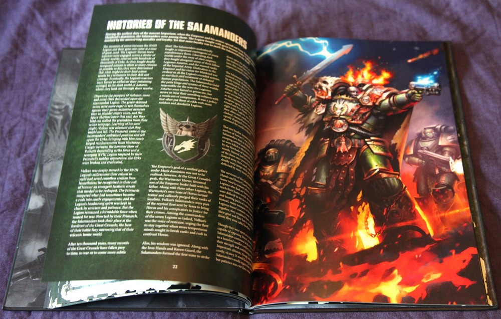 Warhammer 40k, Salamanders Codex Supplement, Hardback Edition, Games Workshop