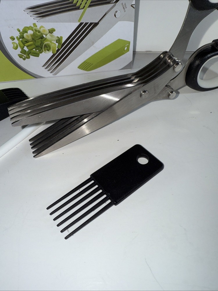 Herb Scissors Kitchen Utensil Cutting IOB