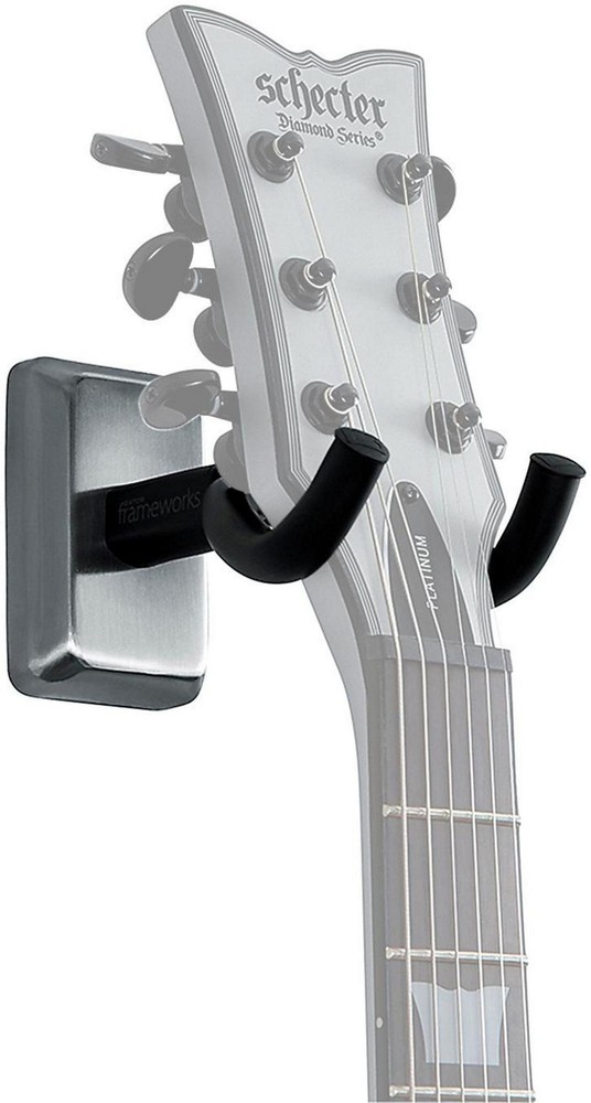 Gator Wall Mount Guitar Hanger Chrome