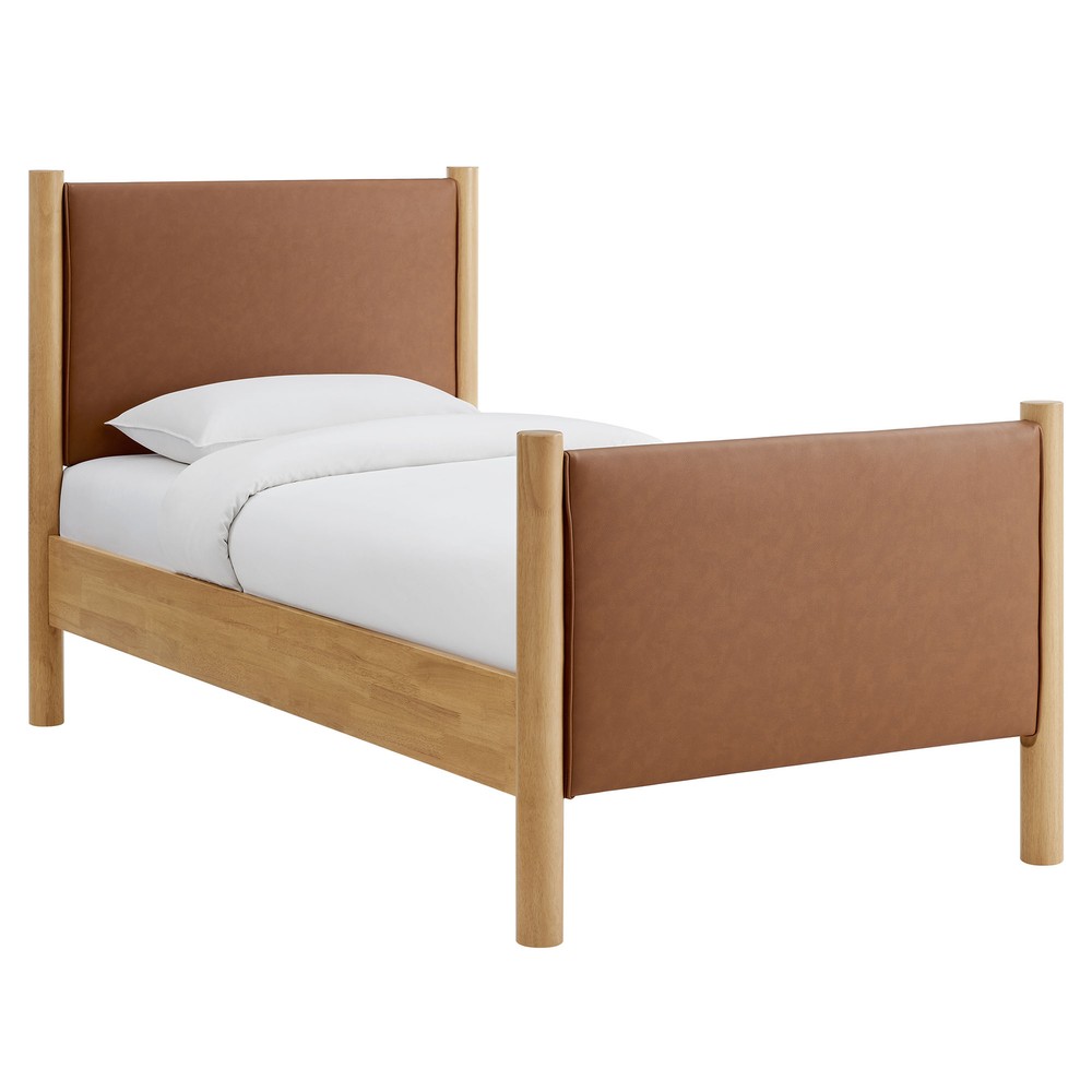 Maven Platform Bed in Tan Oak