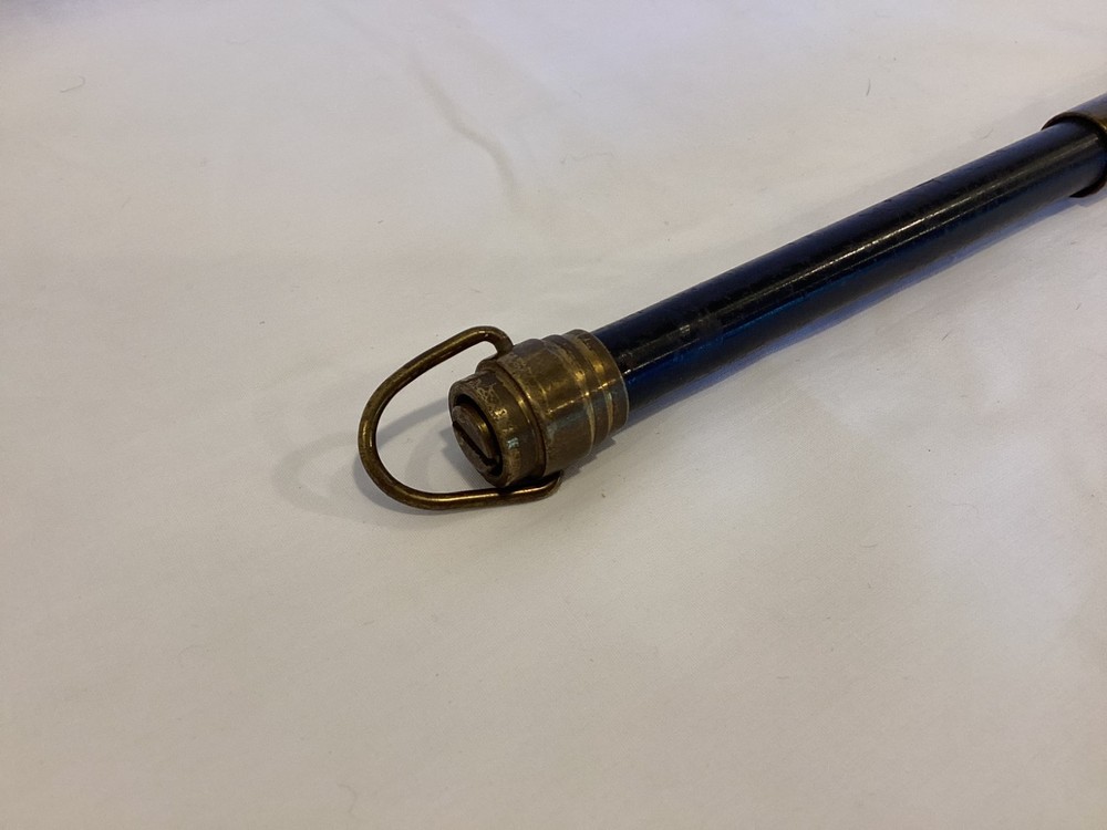 VTG Antique Crescent-Lite Solid Brass Long Handle Railroad Firelighter Tool