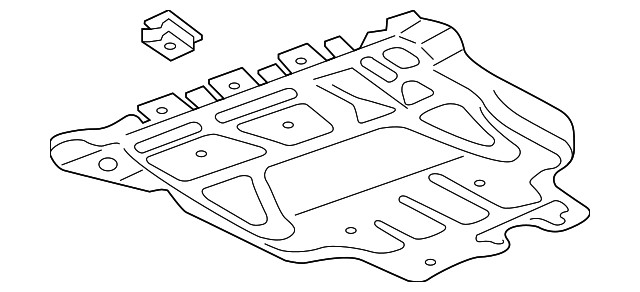 Genuine Audi Lower Shield 5QF-825-235-C