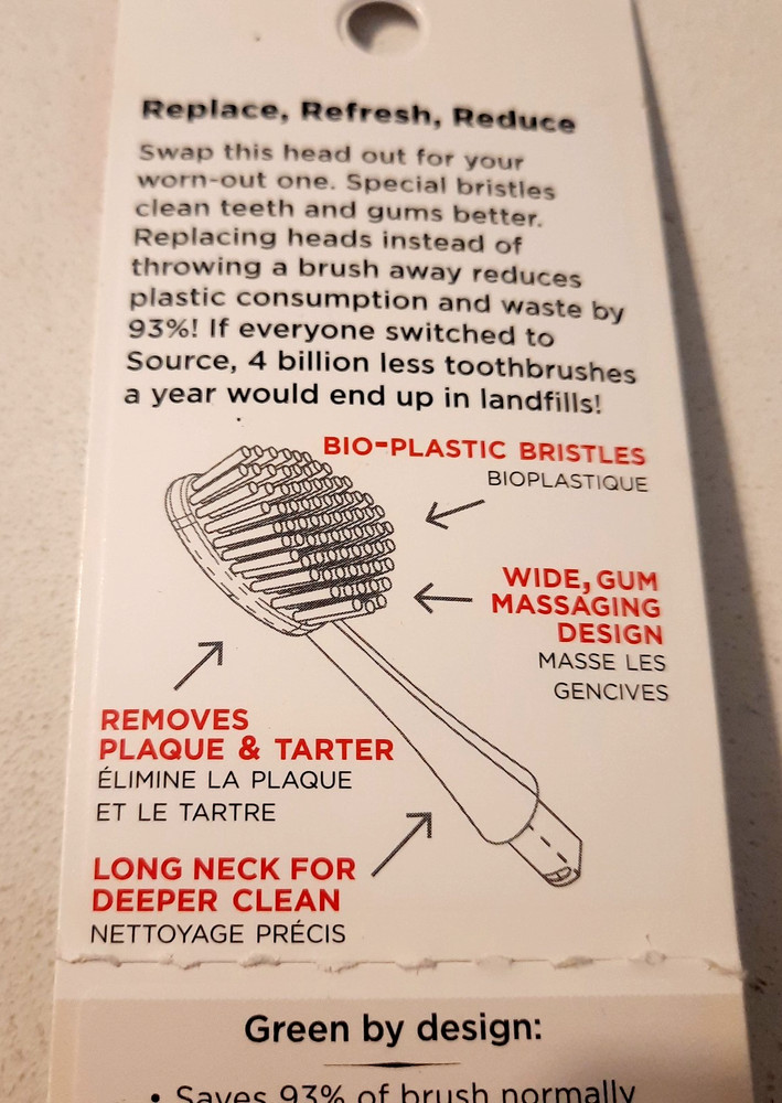 Radius Big Brush Head Replacement Medium Big Head 2 Count