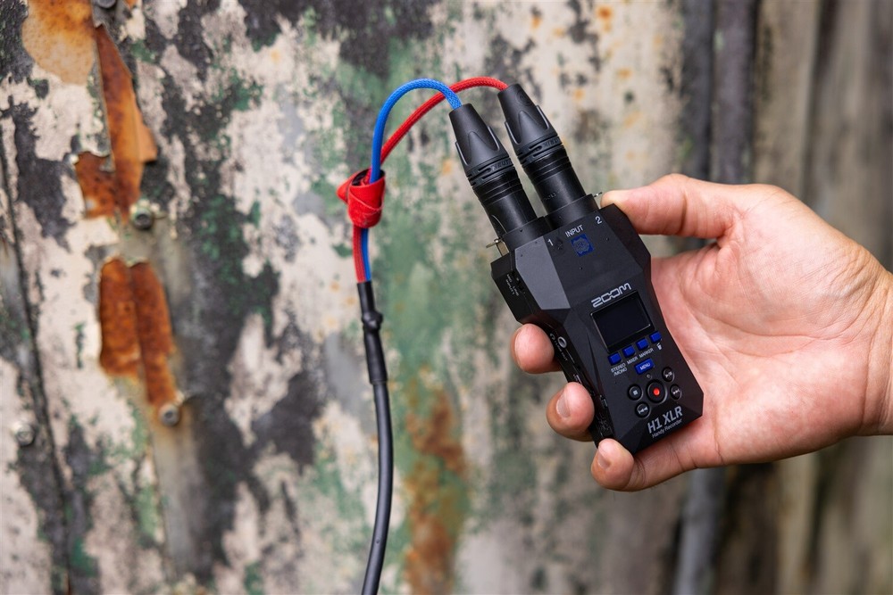 Zoom H1 XLR Handy Recorder with 32-Bit Float, Accessibility, 2 XLR/TRS