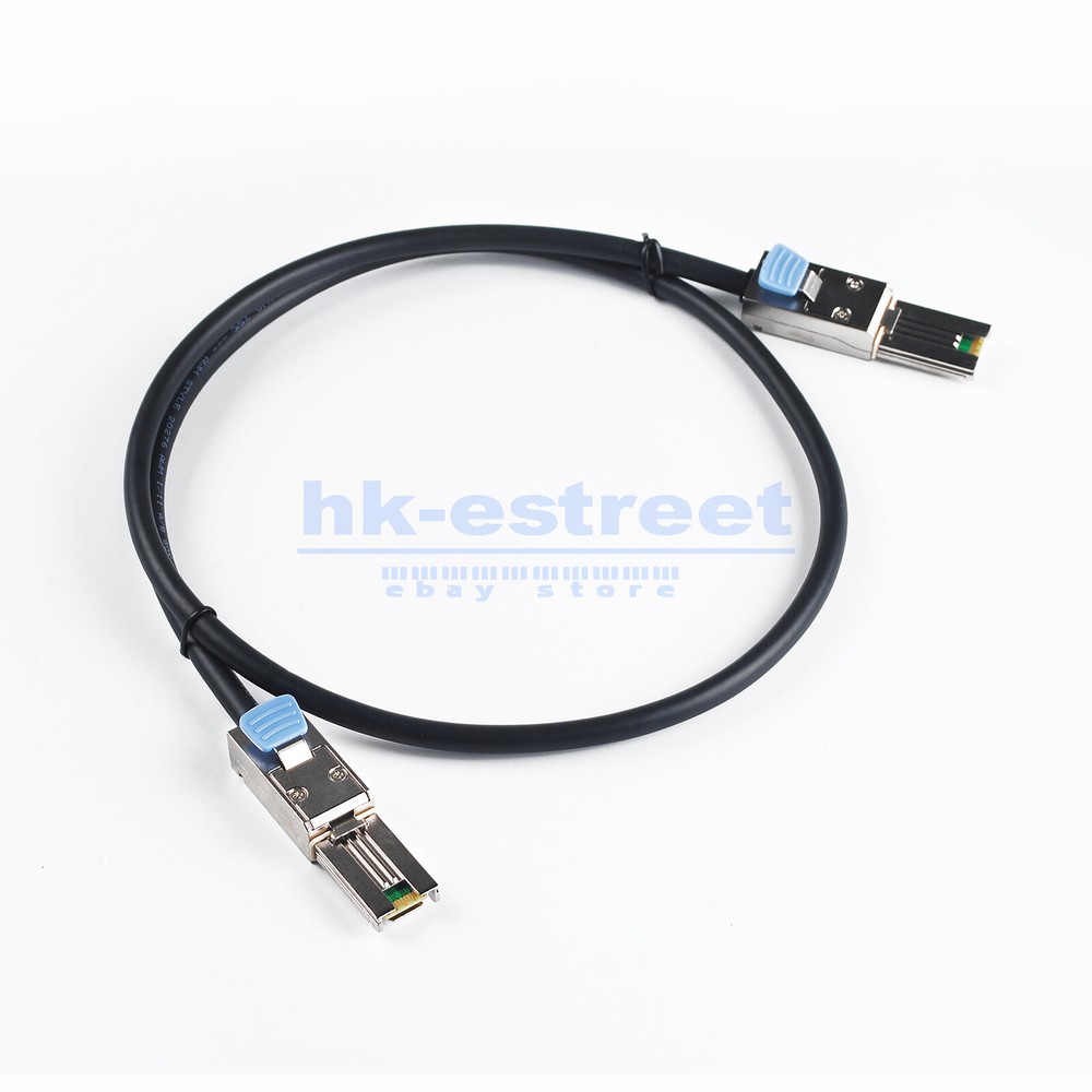 2x Mini SAS SFF-8088 26Pin to SFF-8088 26Pin External Cable Disk Array Line 1M