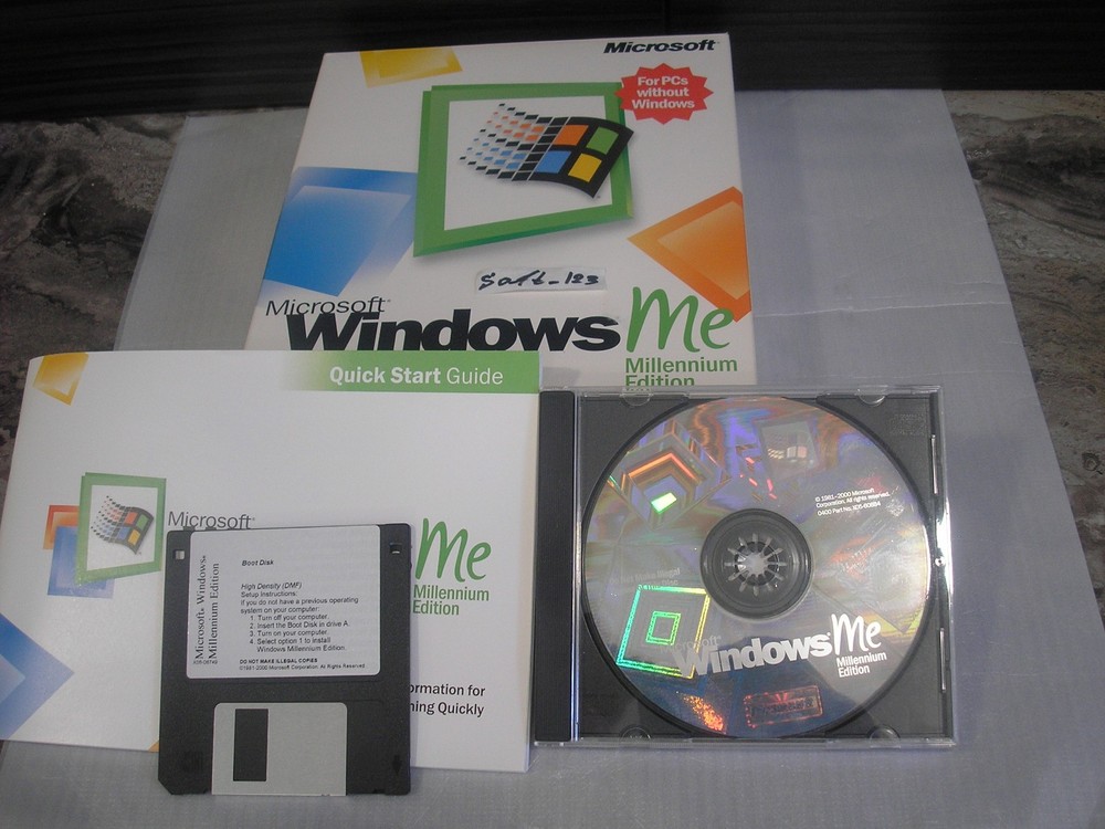 MICROSOFT WINDOWS ME MILLENNIUM EDITION FULL OPERATING SYSTEM MS WIN =NEW BOX=