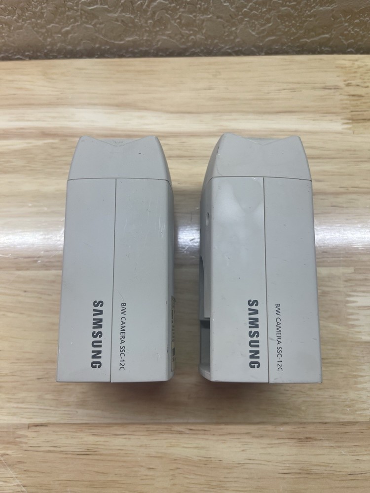 Lot (2) Samsung B/W Camera SSC-12C untested