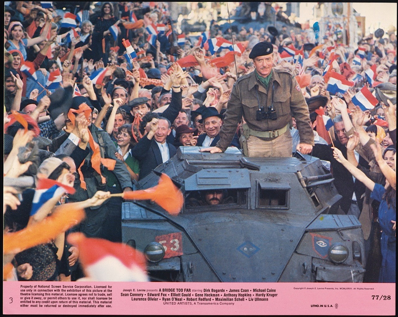 1977 A BRIDGE TOO FAR Lobby Card Set SEAN CONNERY Operation Market Garden WWII