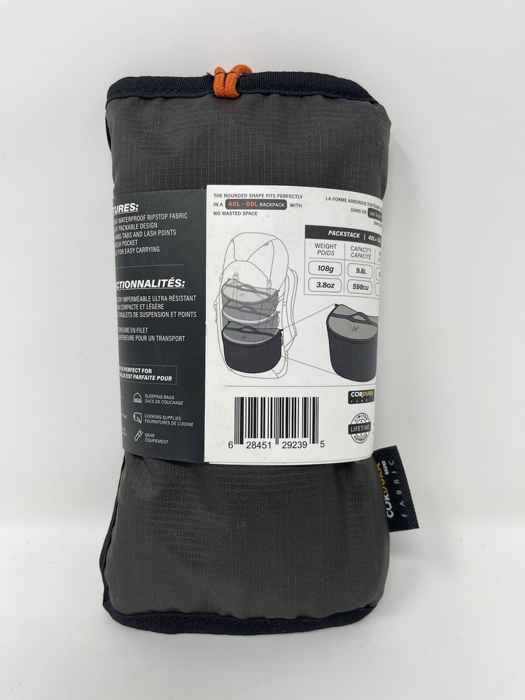 Hillsound Packstack Waterproof Modular Packing Pod Organizer 40L Tall Black