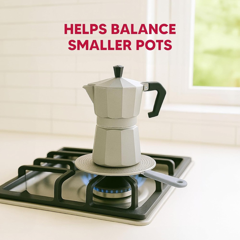 Versatile Heat Diffuser with Removable Handle – Ideal for All Your Cooking Needs