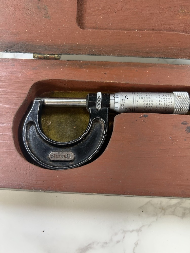Micrometer 0-1 in Range Starrett No.436