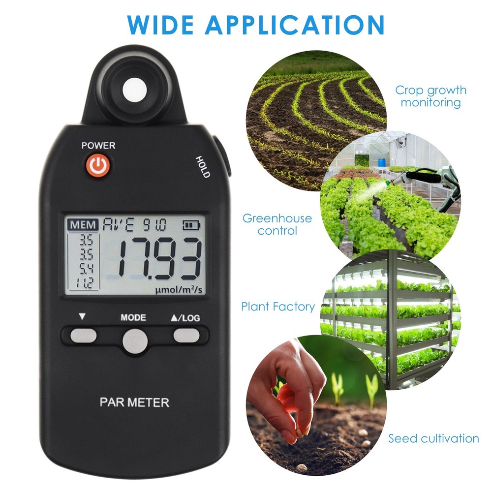 Light Meter Photography Full-Spectrum Quantum Sensor Par Meter Smart PPFD Tester