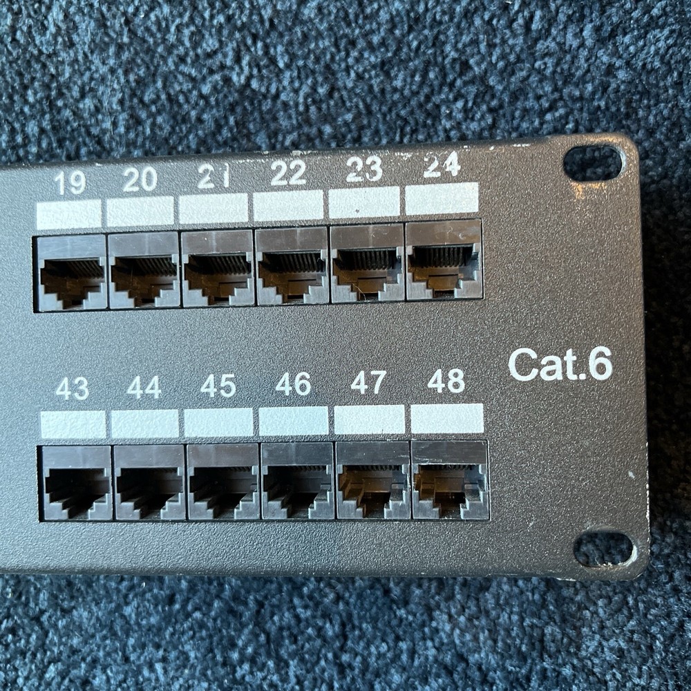ATP 5e Network Connectivity Cat5e 568 B Systems 48-Port Data Patch Panel