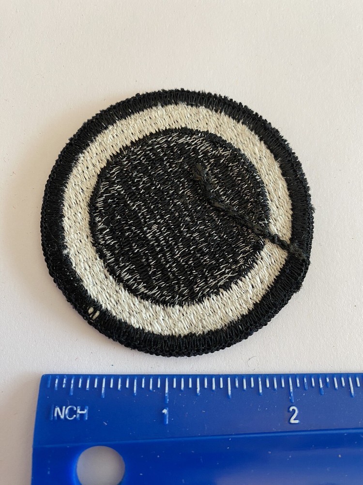 US Army 1st Corps White Black Circle INV5467