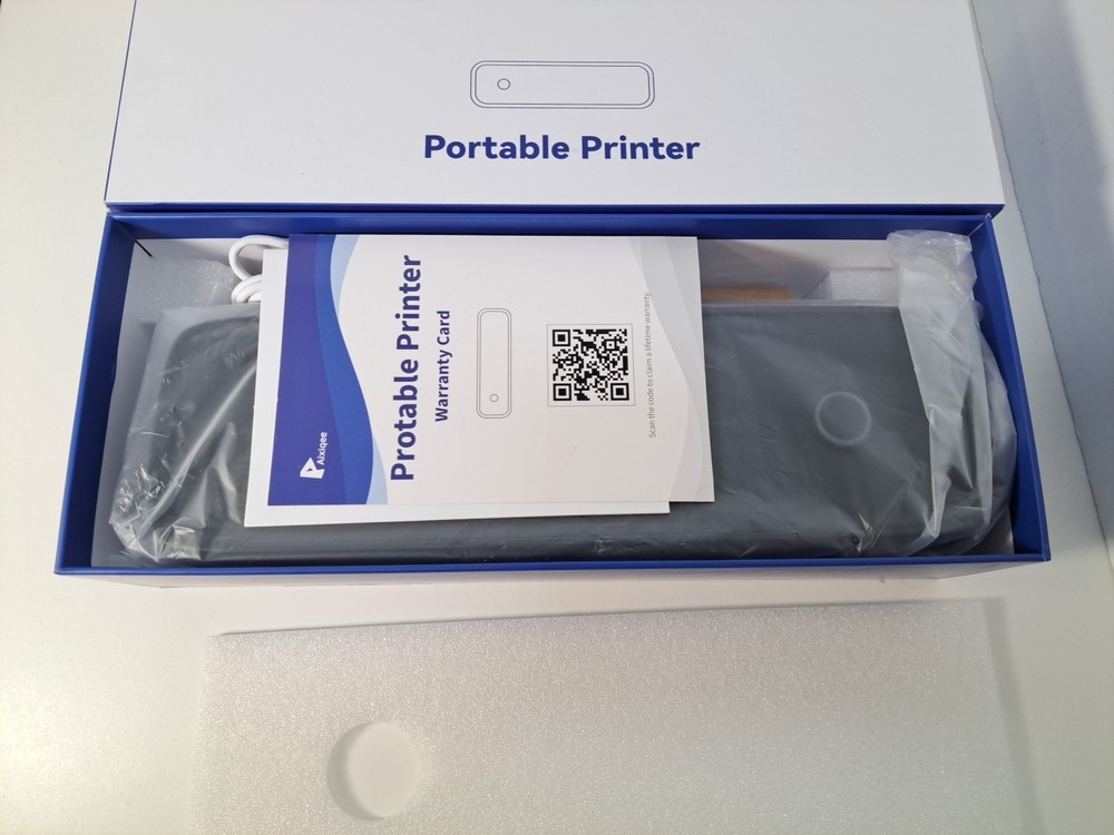 Open Box Aixiqee A80 Portable Wireless Thermal Printer Bluetooth