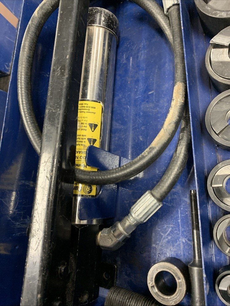 Current Tools Hydraulic Knockout Set Model 154 PM - 1/2” To 4” Set Complete