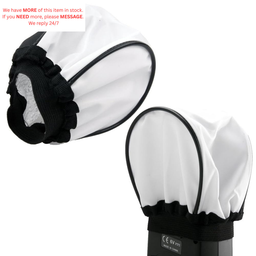 2 Pack Universal Flash Diffuser Mini Fabric Soft Light Flashes Bounce...