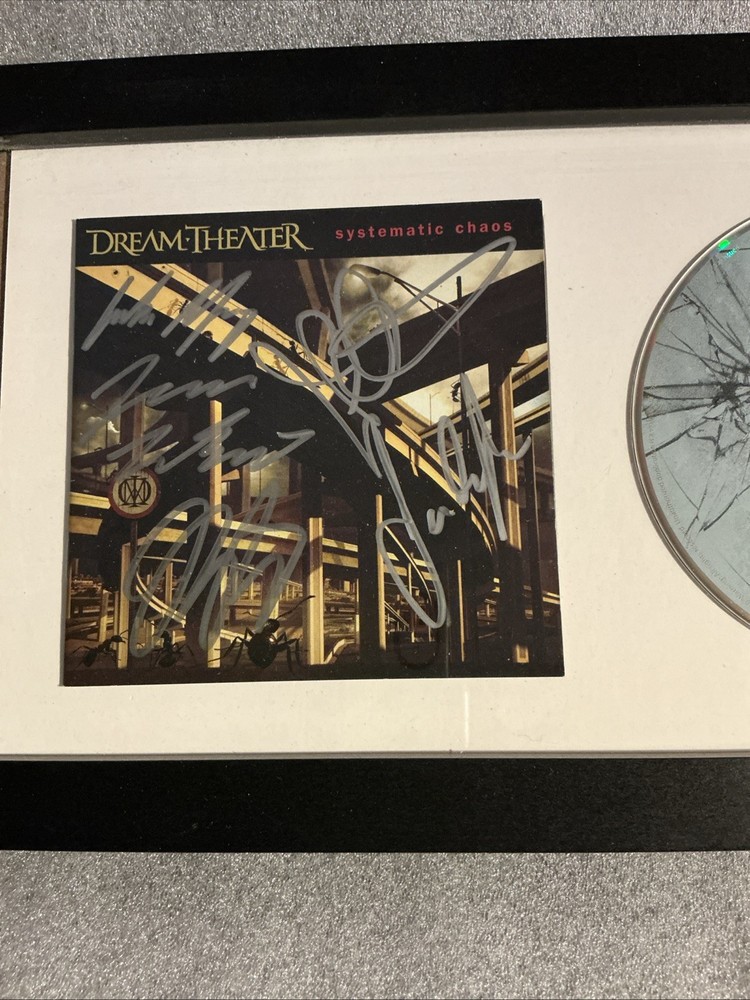 Dream Theater - Dream Theater- Systematic Chaos- Signed CD Insert
