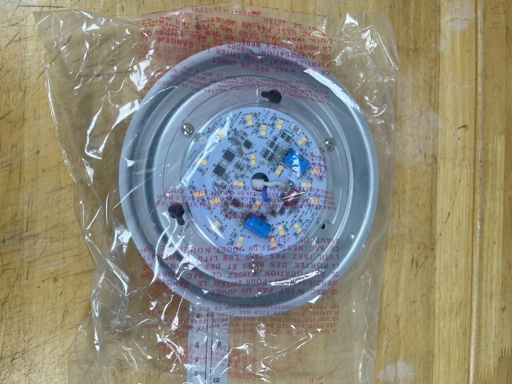 Hampton Bay Madison LED Light Module 52" Ceiling Fan Brushed Nickel