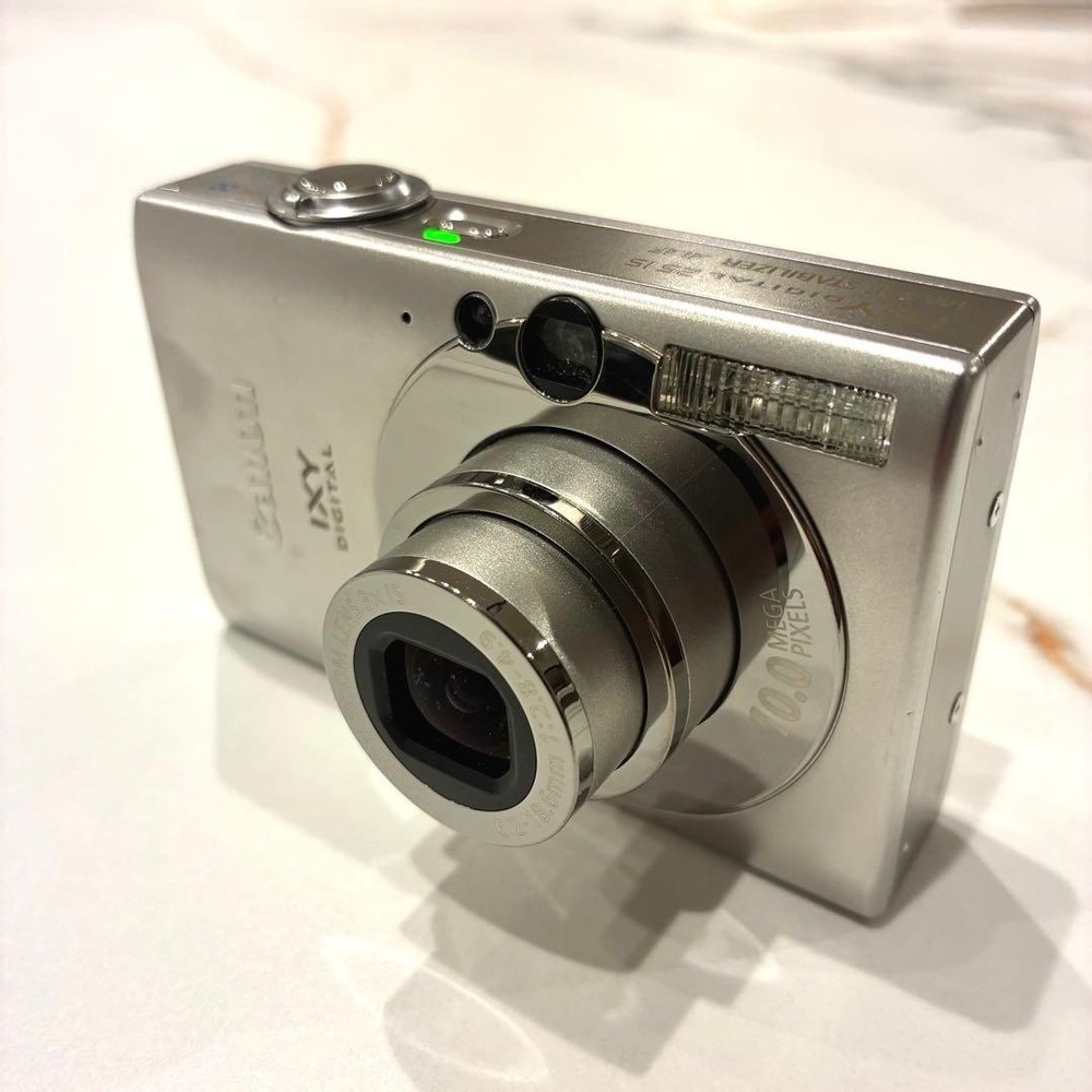 Canon IXY DIGITAL 25 IS Silver Compact Camera Tested Excellent Condition