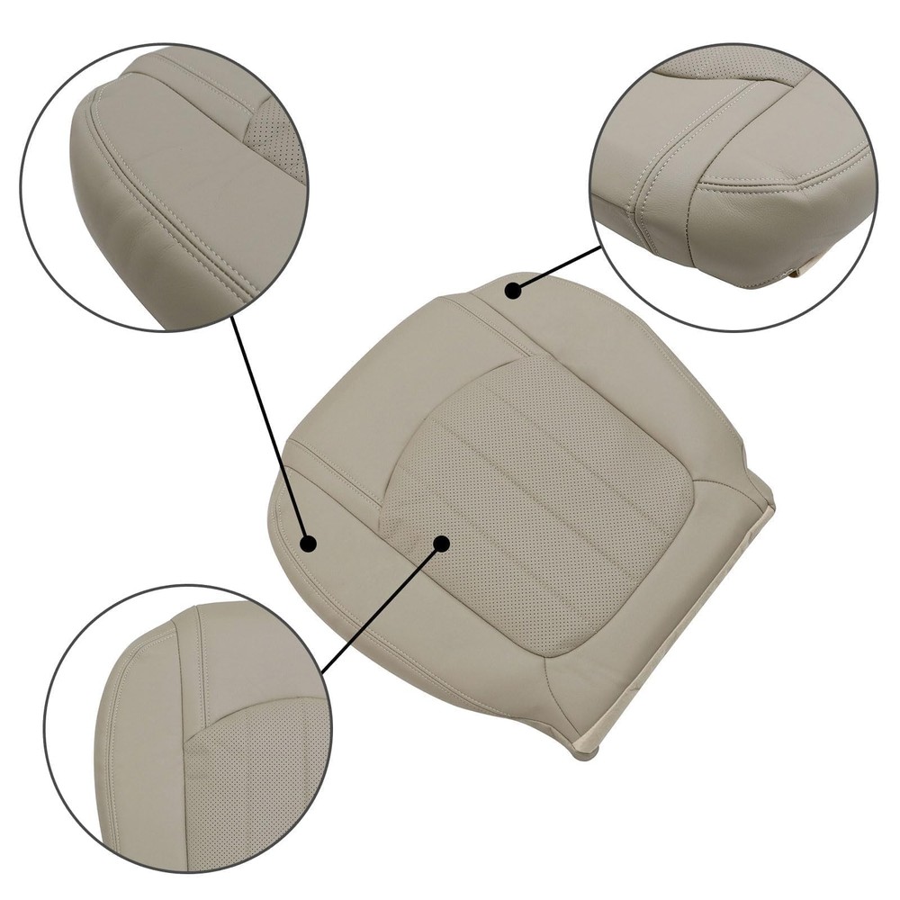 SecosAutoparts Driver Side Bottom Perforated Leather Tan(Perforated leather)