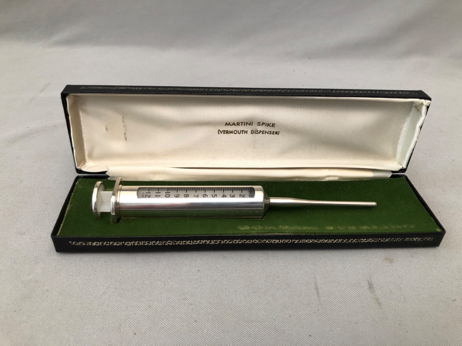 VINTAGE 1960'S GORHAM STERLING SILVER MARTINI SPIKE VERMOUTH DISPENSER