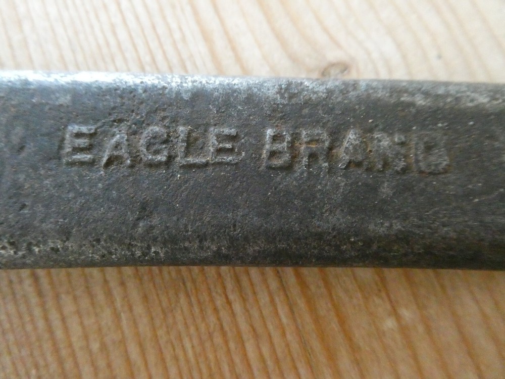 VINTAGE EAGLE BRAND 9" SPANNER 11/16 - 3/4 BF-H #653
