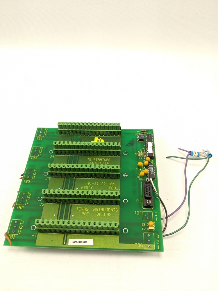 Texas Instruments 01-31122-104 Temperature Controller Backplane