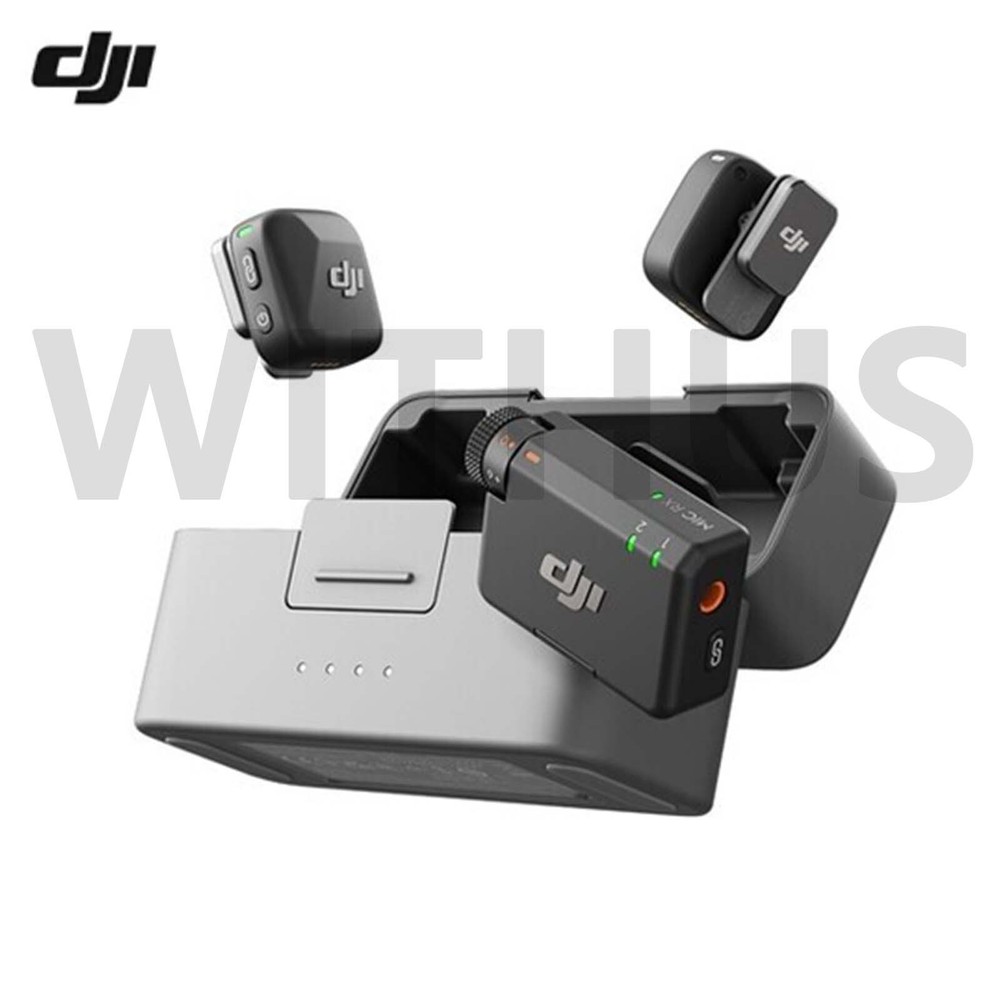 DJI Mic Mini (2TX+1RX+Charging Case) Mini Wireless Microphone Full Set - Fedex