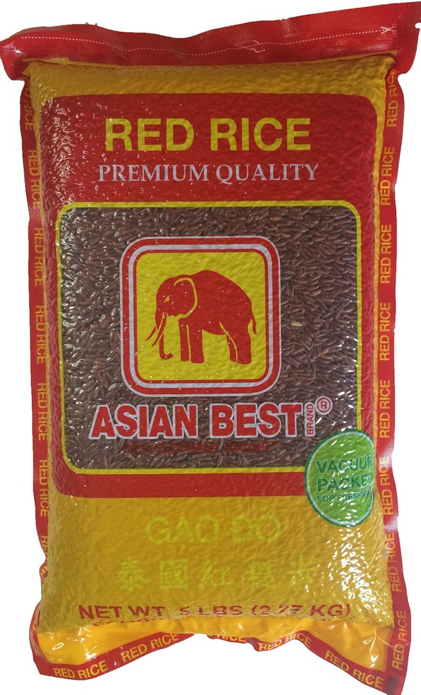 Premium Select Authentic Organic Red Rice, 5 Pound Bag