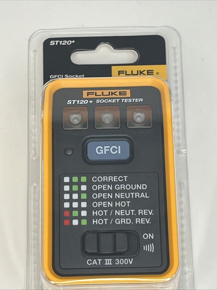 Fluke ST120+ - GFCI Socket Tester with Beeper