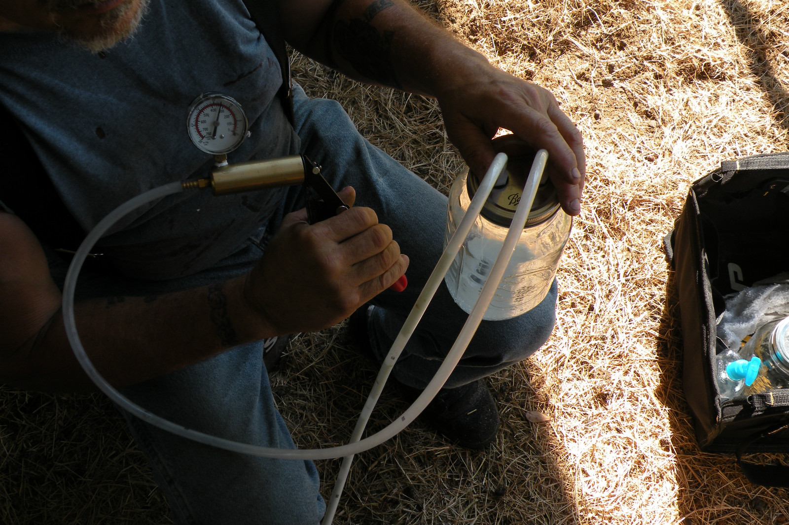 Dansha Farms™ Vacuum Goat and Sheep Milker Hand  Milking Machine 1/2 Gal 1 teat