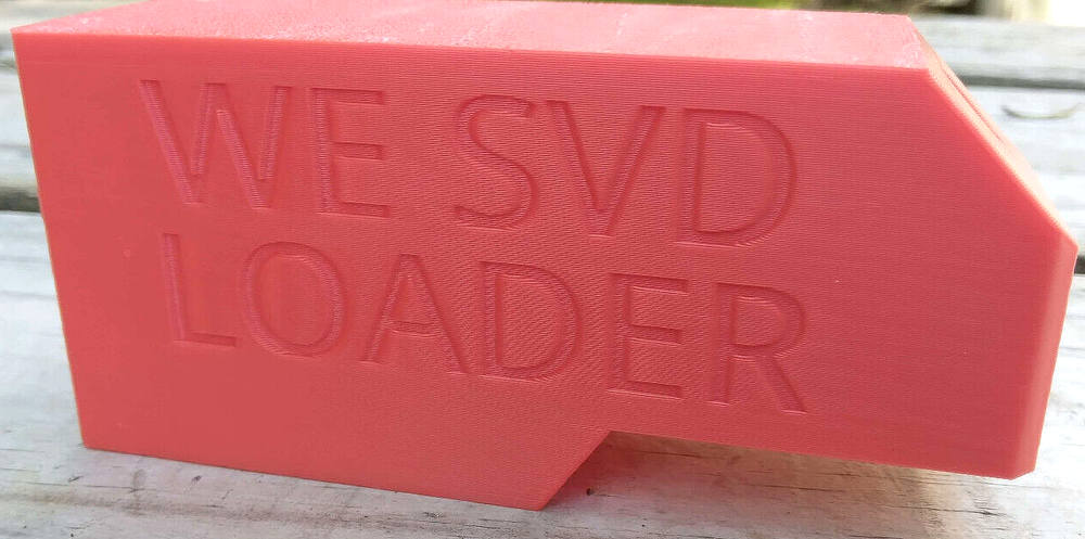 Airsoft WE SVD Dragunov Speedloader Adapter (Red)